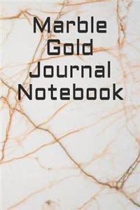Marble Gold Journal Notebook