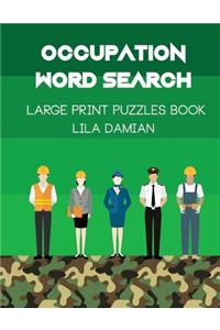 Occupation Word Search