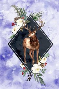 Floral Deer Journal