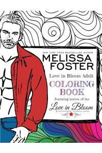 Love in Bloom Adult Coloring Book