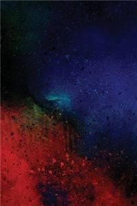 Red Explosion - Lined Notebook