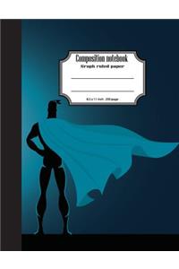 Composition notebook graph ruled paper 8.5 x 11