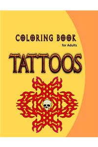 Coloring Book for Adults-Tattoos
