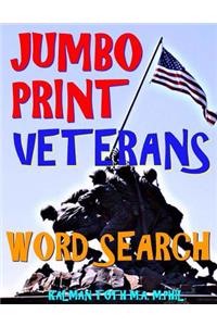 Jumbo Print Veterans Word Search