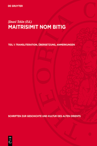 Transliteration, Übersetzung, Anmerkungen