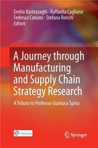 Journey Through Manufacturing and Supply Chain Strategy Research