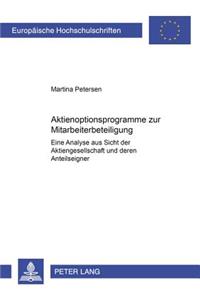 Aktienoptionsprogramme Zur Mitarbeiterbeteiligung