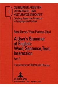 User's Grammar of English