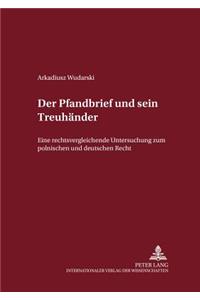 Der Pfandbrief Und Sein Treuhaender