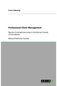 Professional Client Management