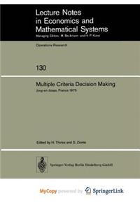 Multiple Criteria Decision Making