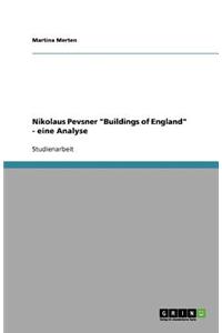 Nikolaus Pevsner Buildings of England - eine Analyse