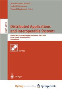 Distributed Applications and Interoperable Systems