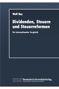 Dividenden, Steuern Und Steuerreformen