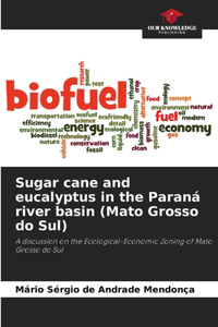 Sugar cane and eucalyptus in the Paraná river basin (Mato Grosso do Sul)