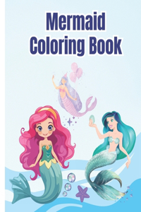 Mermaid Coloring Book For Kids