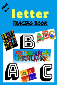 Letter tracing book