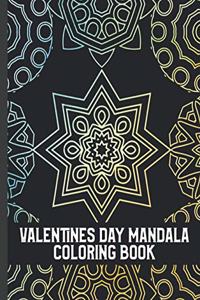 Valentines Day Mandala Coloring Book