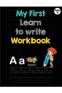 My First Learn to Write Workbook