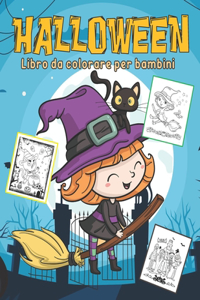 Halloween libro da colorare per bambini