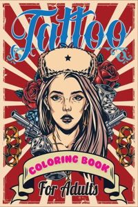 Tattoo Coloring Book For Adults