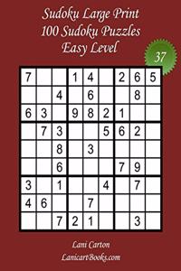Sudoku Large Print for Adults - Easy Level - N°37