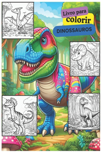 Livro para colorir DINOSSAUROS