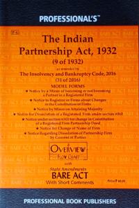 Partnership Act, 1932 With State Amendments And Overview Flowchart [Paperback] Professional'S
