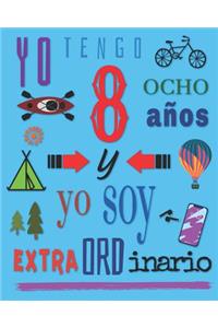 Yo tengo 8 ocho años y yo soy extraordinario