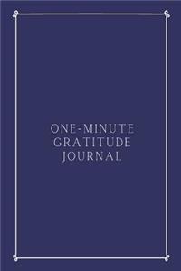 One-Minute Gratitude Journal