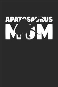 Dinosaur Notebook 'Apatosaurus Mom' - Paleontology Gift - Journal for Dino Lover - Paleontologist Diary
