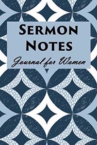 Sermon Notes Journal for Women