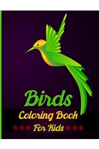 Birds Coloring Book For Kids