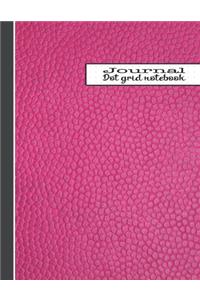 Dot grid notebook journal