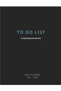 2019 2020 15 Months Completing Task Daily Planner