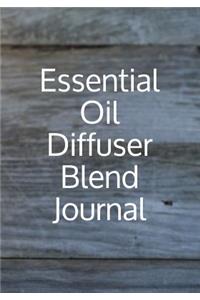 Essential Oil Diffuser Blend Journal