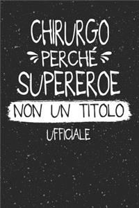 Chirurgo Perché Supereroe Non Un Titolo Ufficiale