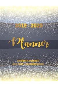 18 Month Planner July 2019-December 2020