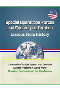 Special Operations Forces and Counterproliferation