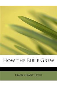 How the Bible Grew