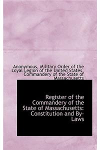 Register of the Commandery of the State of Massachusetts