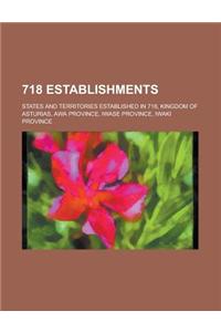 718 Establishments