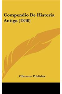 Compendio de Historia Antiga (1840)