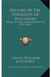 History Of The University Of Wisconsin