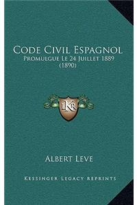 Code Civil Espagnol