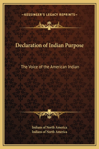 Declaration of Indian Purpose