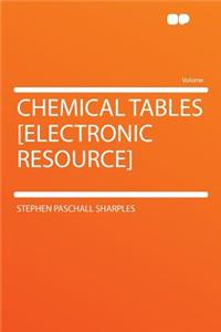 Chemical Tables [electronic Resource]