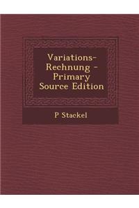 Variations-Rechnung