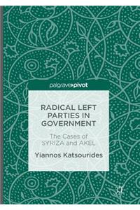 Radical Left Parties in Government