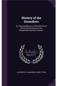 History of the Girondists